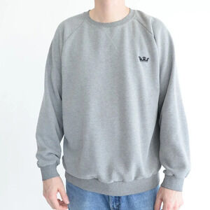 Supra Korean Streetwear Grey Crewneck  Sweater Size XL